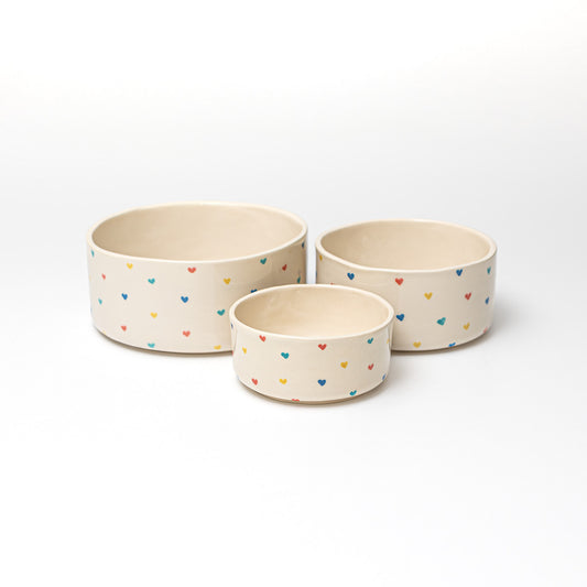 Keramičke zdjelice za pse i mačke na srca